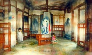 Ai generated Haunted Japanese Room