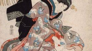 Ukioe cutting toenails